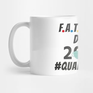 Fathers Day 2020 Quarantined Face Masks Design Mug